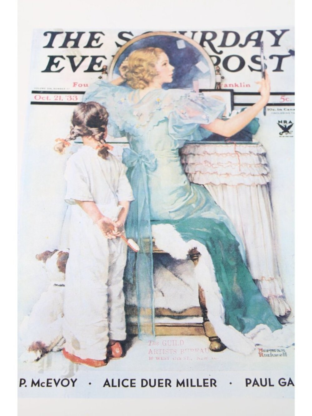 Saturday Evening Post 1933 1934 Reprint Print Norman Rockwell 94797